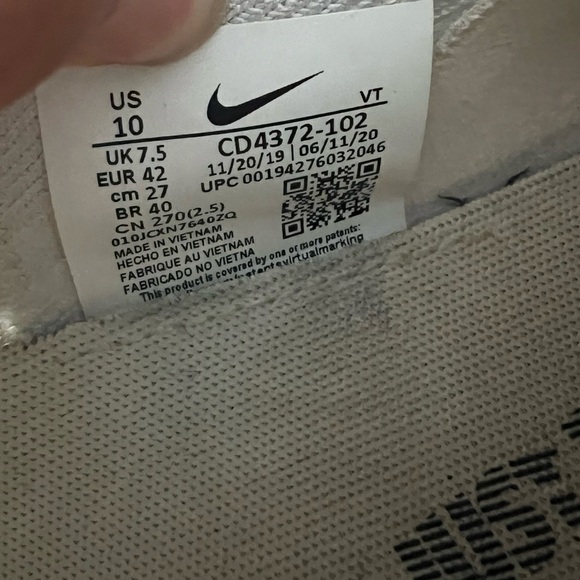 Nike React Infinity Run Flyknit Shoe Size 10 - Picture 7 of 7